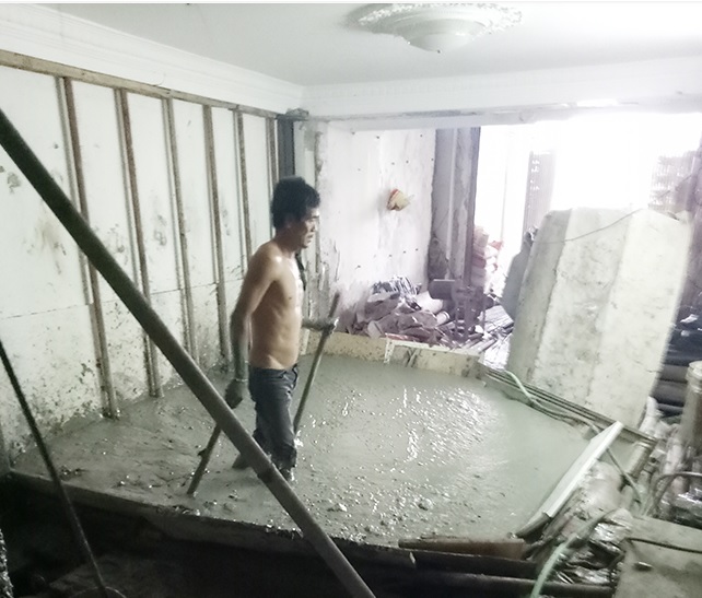 Bơm Vãi Xử Lý Nền