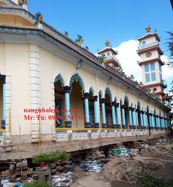 Nâng chùa và di dời chùa Quan Âm
